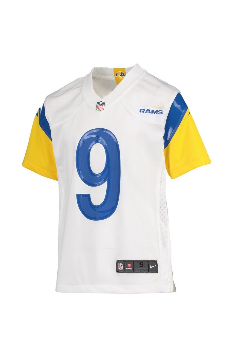 Nike Youth Nike Matthew Stafford White Los Angeles Rams Game Jersey, Alternate, color, White