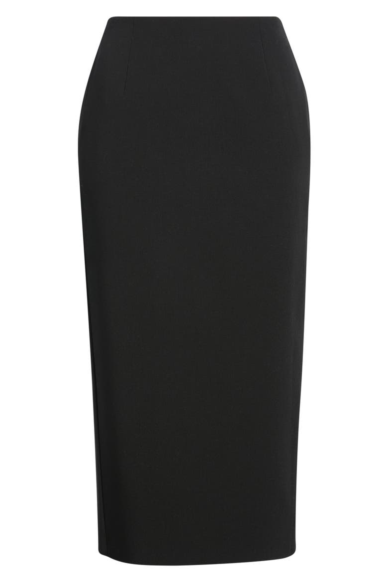 Rentia Midi Skirt, Alternate, color, BLACK
