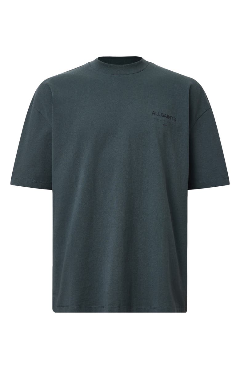 AllSaints Future Graphic T-Shirt, Alternate, color, Sunil Blue