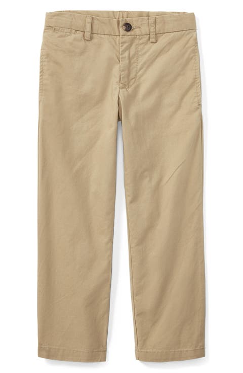 Kids' Flat Front Stretch Cotton Chinos (Toddler & Little Kid)