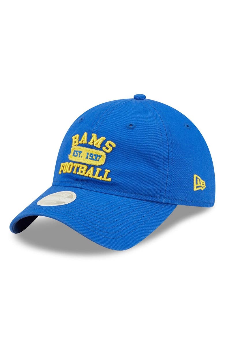 New Era Women's New Era Royal Los Angeles Rams Formed 9TWENTY Adjustable Hat, Main, color,