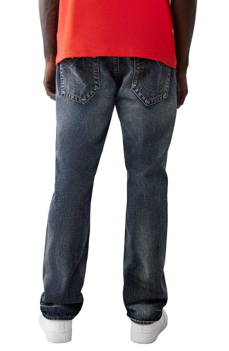 True Religion Ricky Straight Leg Jeans, Alternate, color, Dark Metal Wash