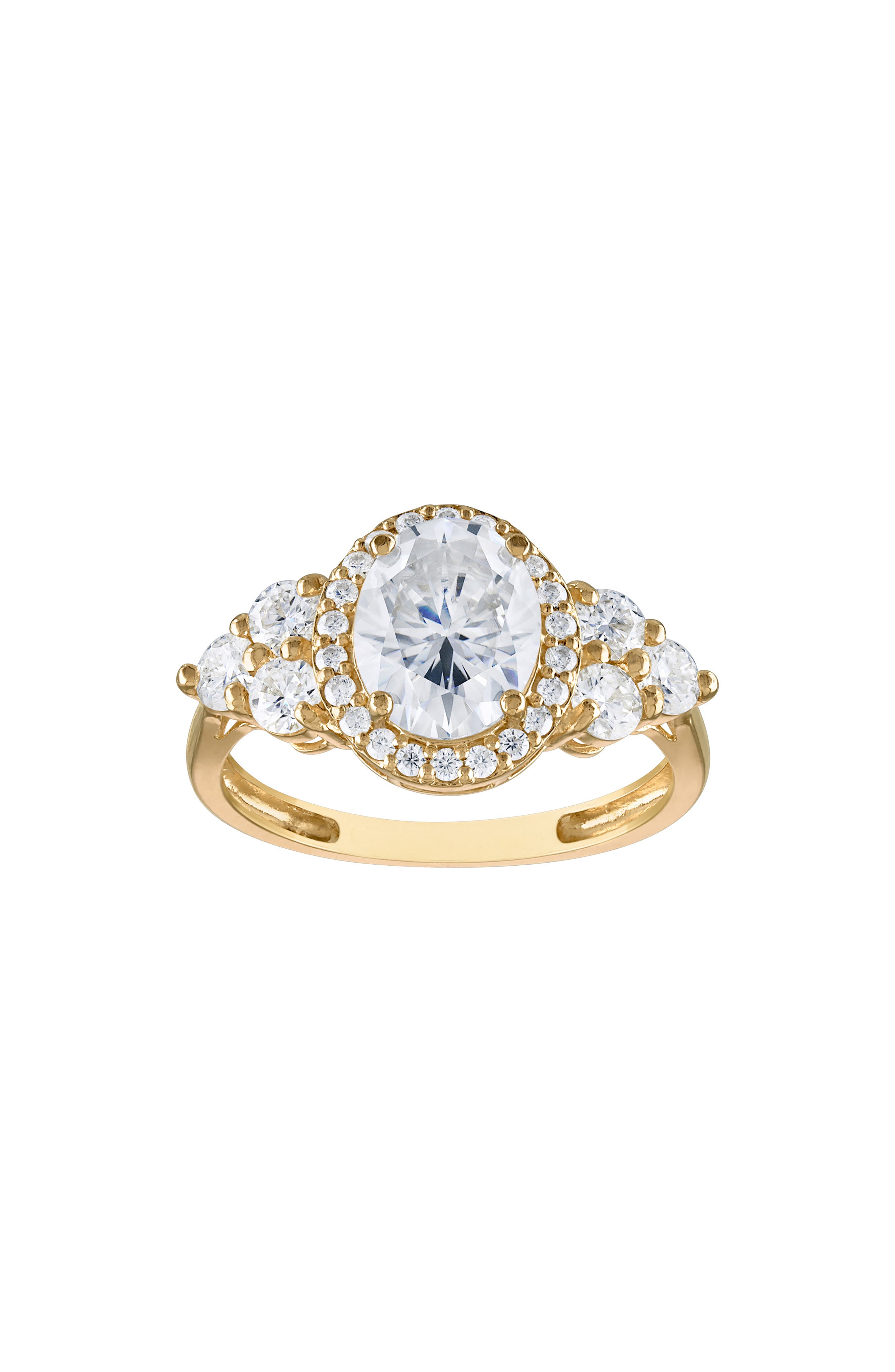 FUZION CREATIONS Moissanite Ring