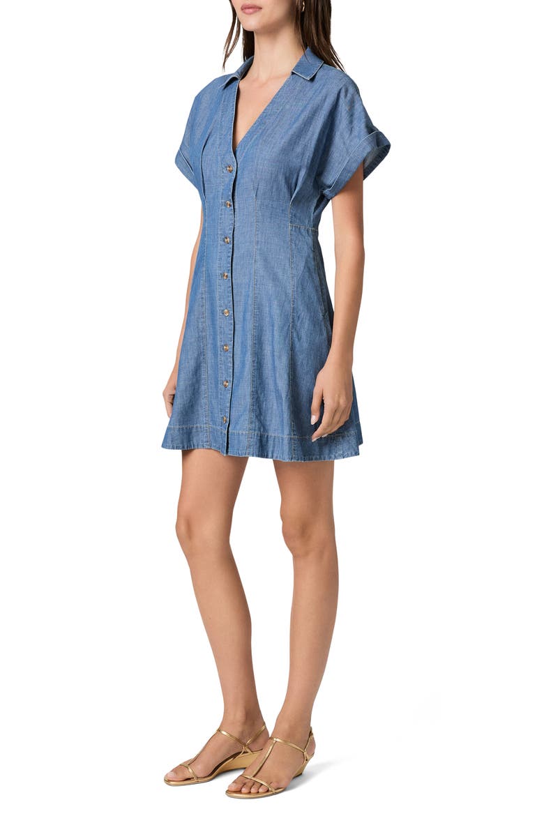 Lana Chambray Minidress, Alternate, color, AZUSA