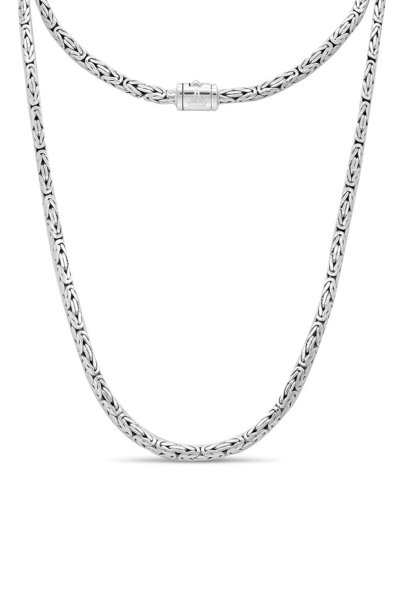 DEVATA Sterling Silver Chain Necklace, Main, color,