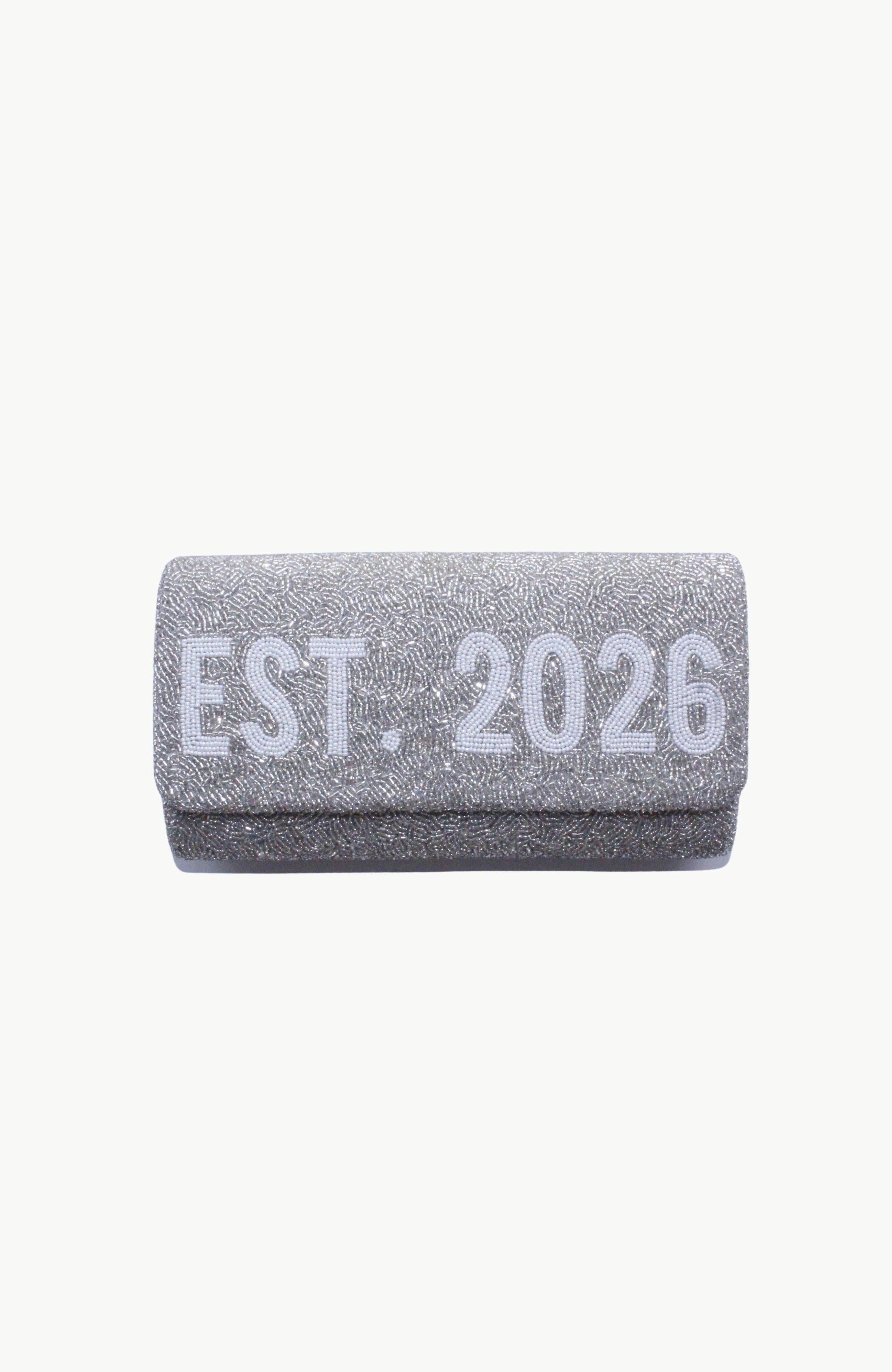 Island to East Side Est. 2026 Medium Structured Bag, Main, color, Silver/White