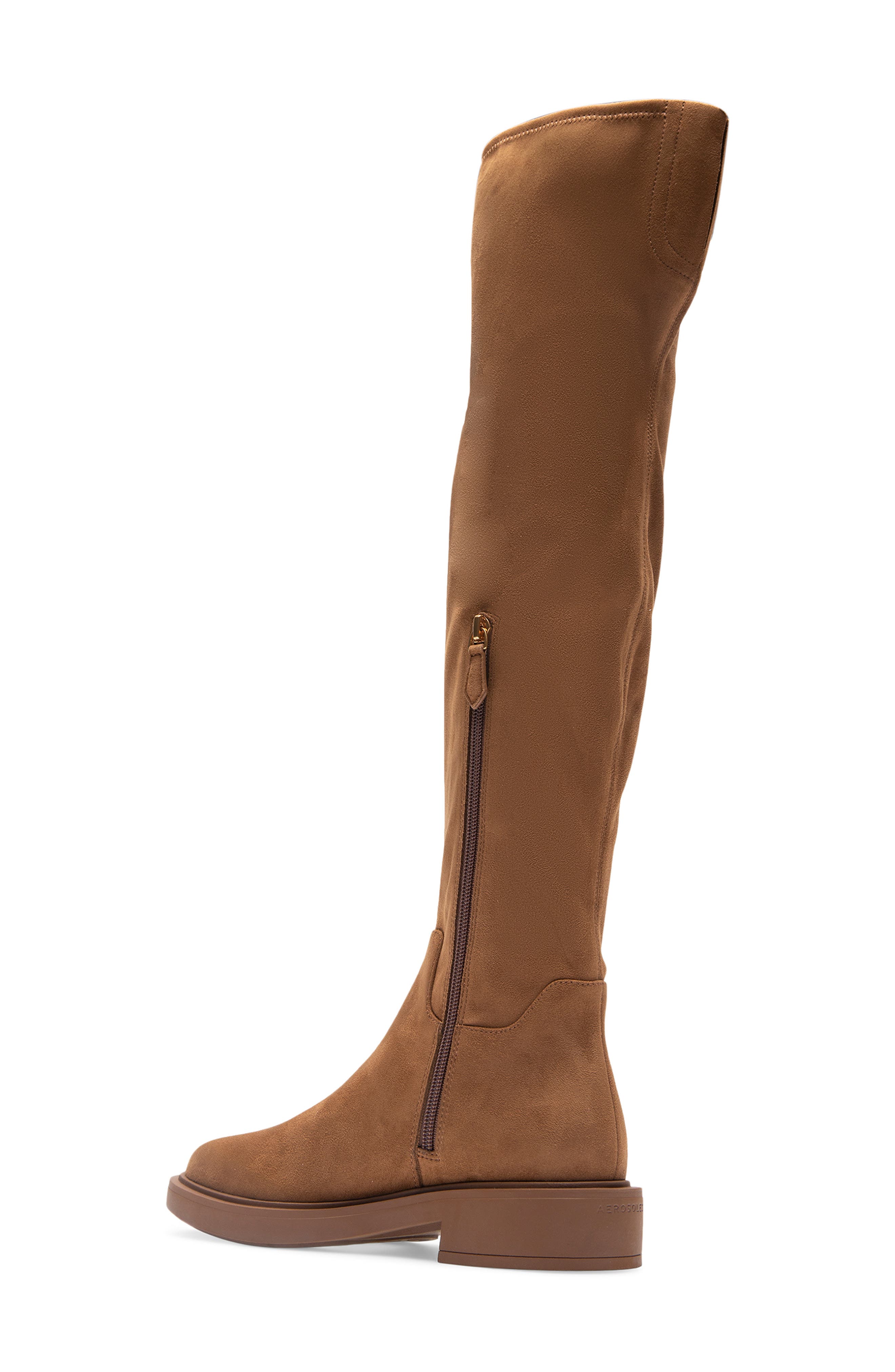 Golla Over the Knee Boot, Alternate, color, TOBACCO FAUX SUEDE
