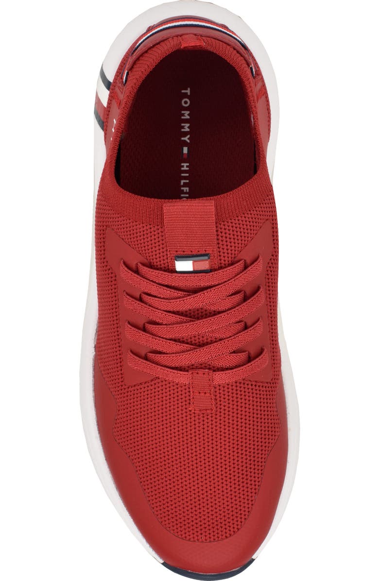 Tommy Hilfiger Knit Sneaker, Alternate, color, Medium Red