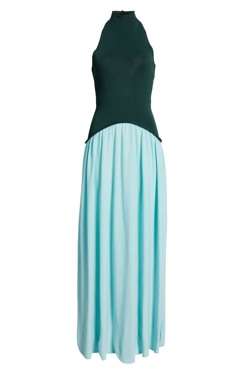 Solid & Striped Soglio Colorblock Halter Maxi Dress, Alternate, color, 