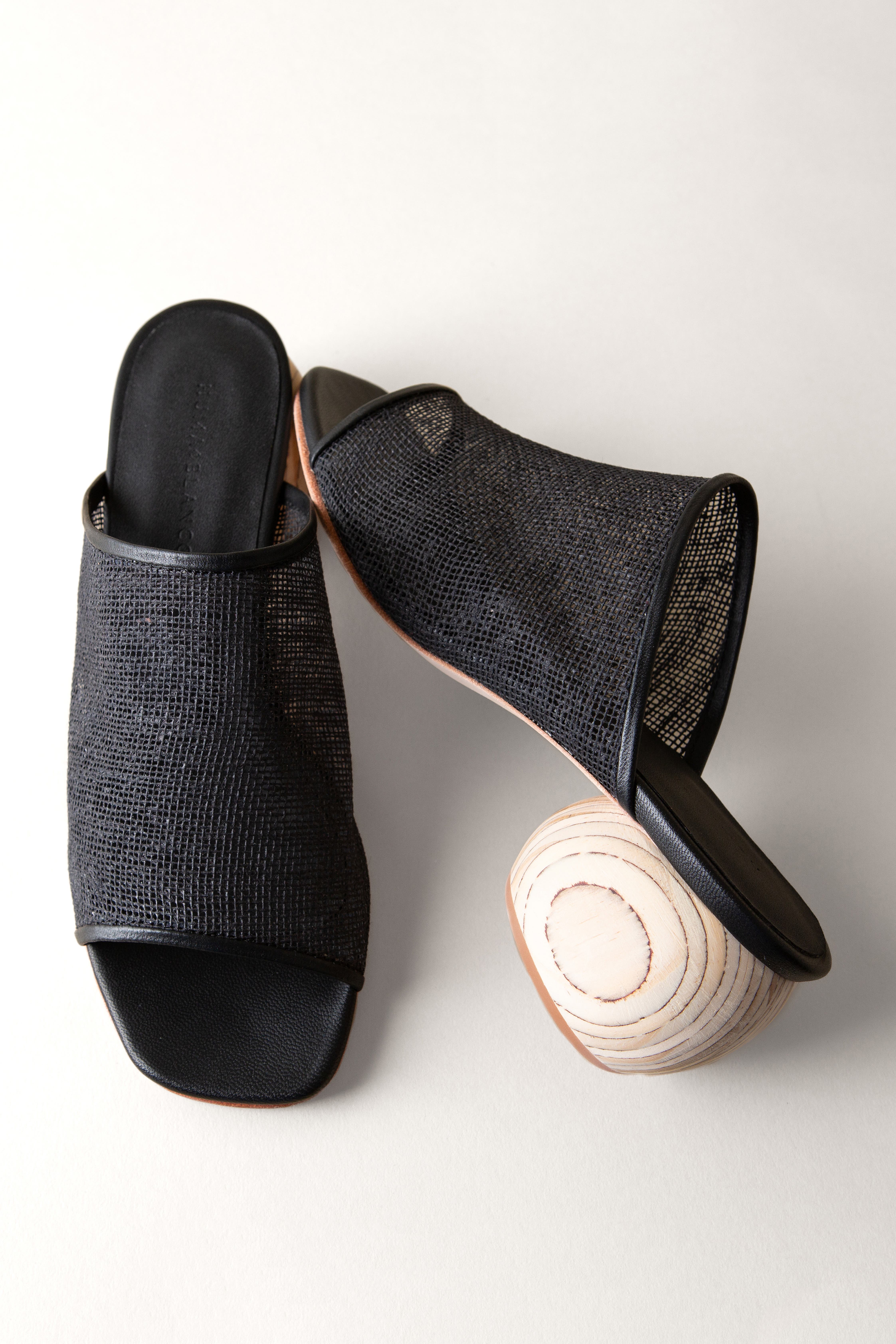 Huma Blanco Milla Natural Jute Slide Sandal, Alternate, color, Coal Jute