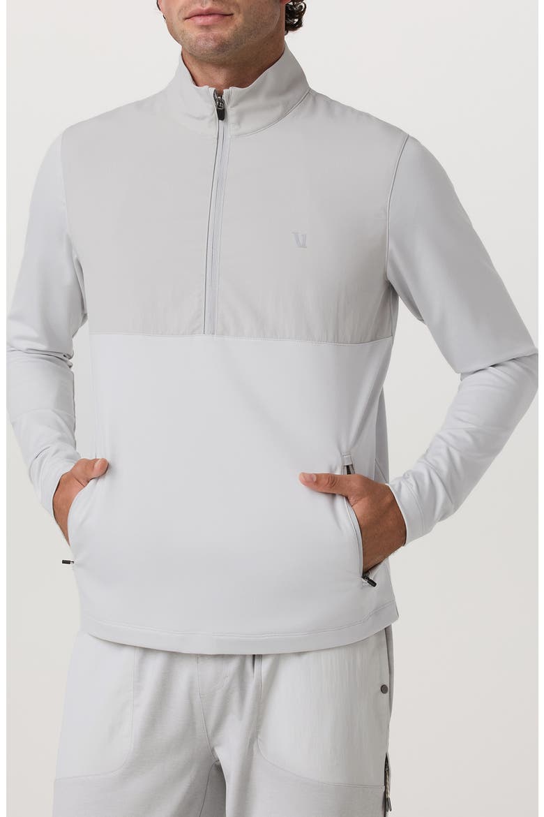 Sunday Element Half Zip Pullover, Main, color, FROST GREY