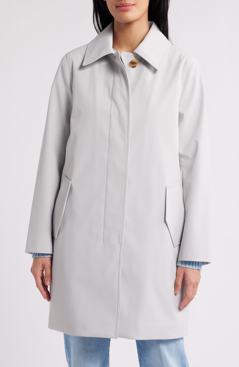 BCBG Max Azria Water Resistant Insulated Coat, Main, color, Stone