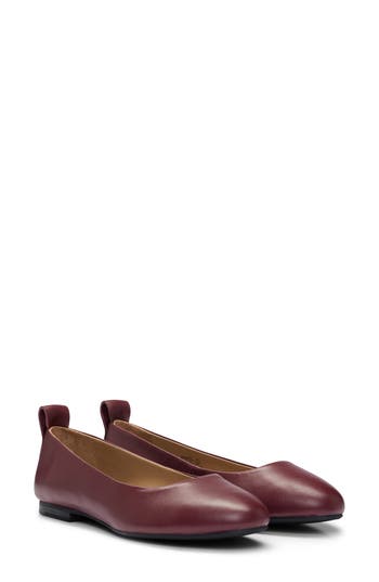 BOSS Dasy Ballet Flat in Dark Red at Nordstrom Rack, Size 11