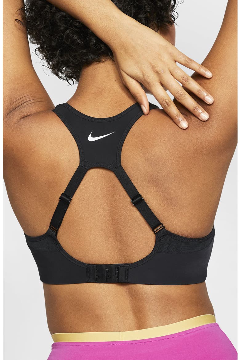 Alpha Sports Bra, Alternate, color, BLACK/ WHITE