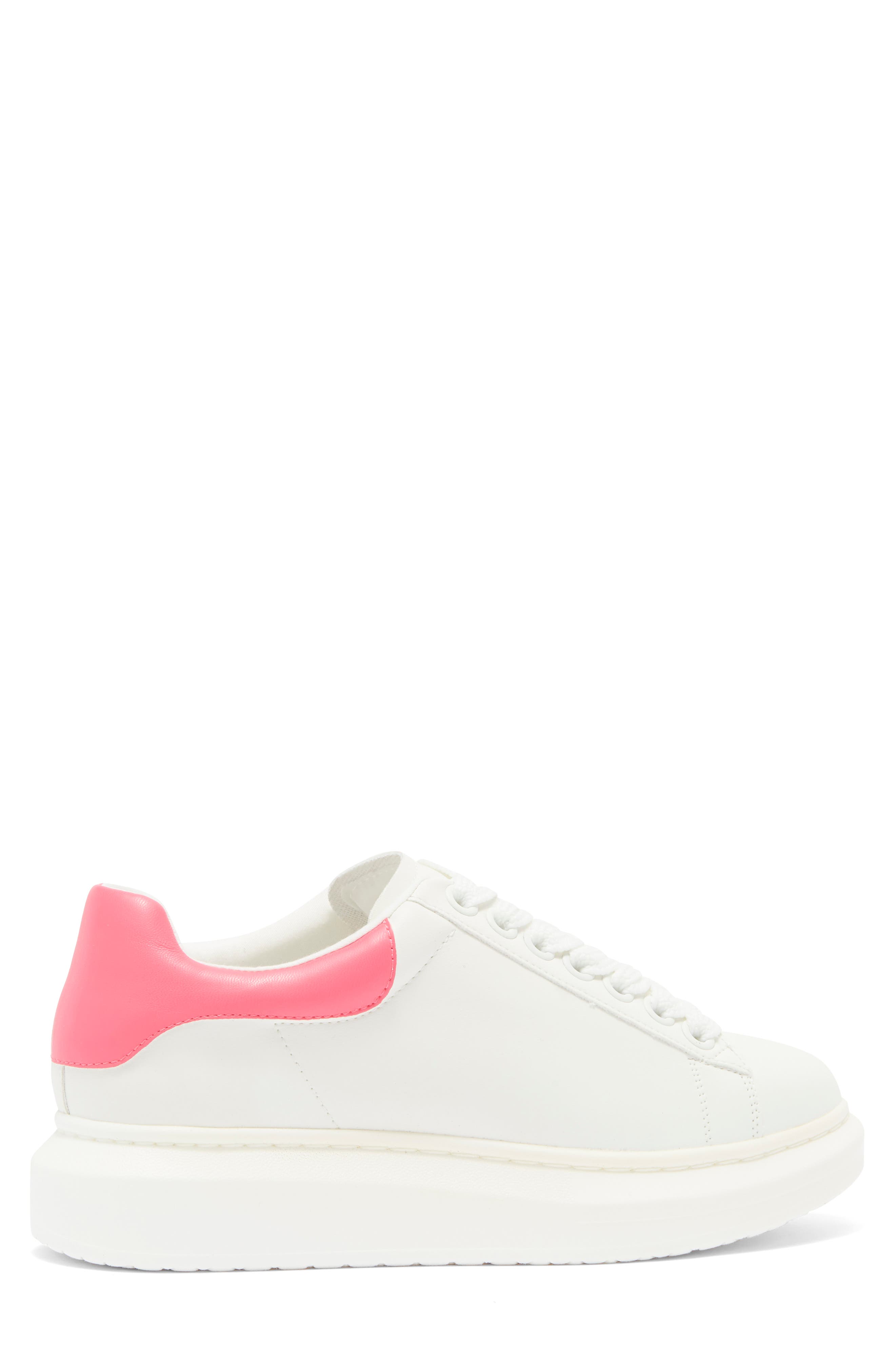 Gaines Platform Sneaker, Alternate, color, PINK/ WHITE