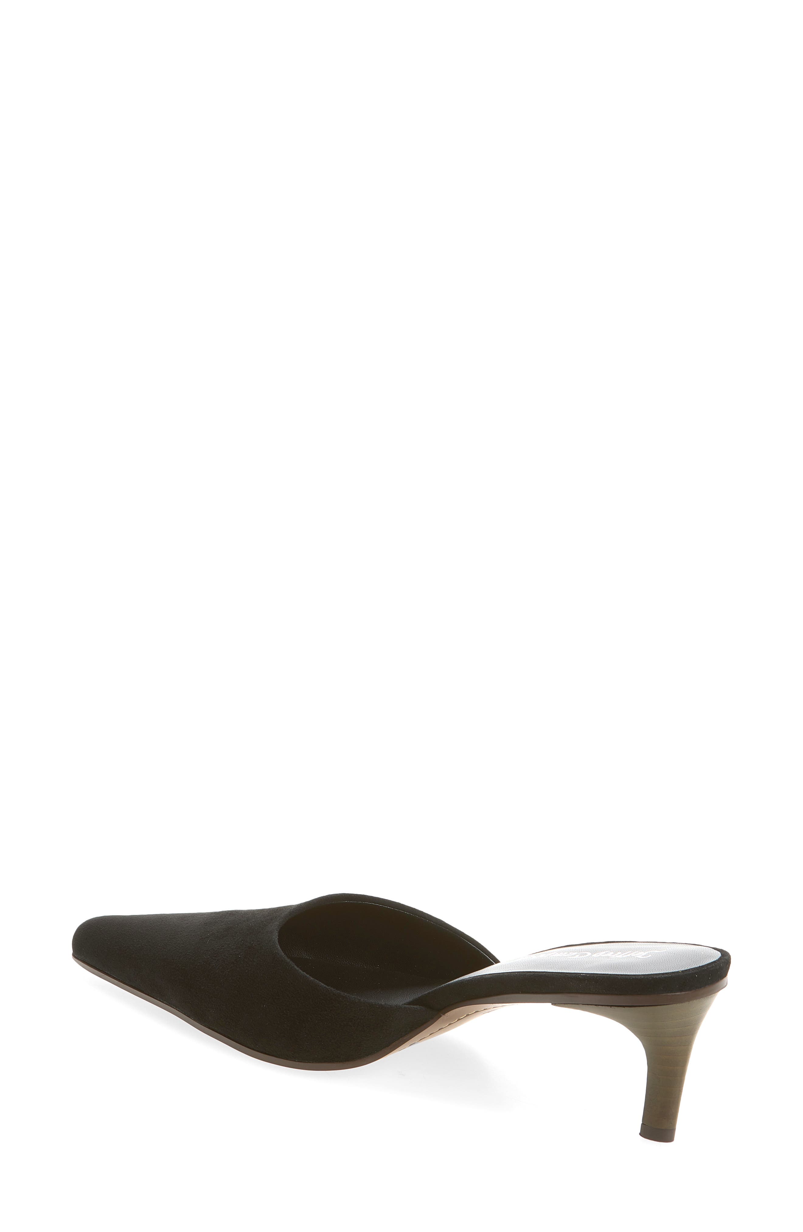 Claudina Mule, Alternate, color, BLACK SUEDE