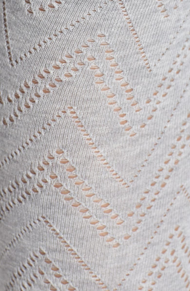 Nordstrom Pointelle Chevron Over the Knee Socks, Alternate, color, 