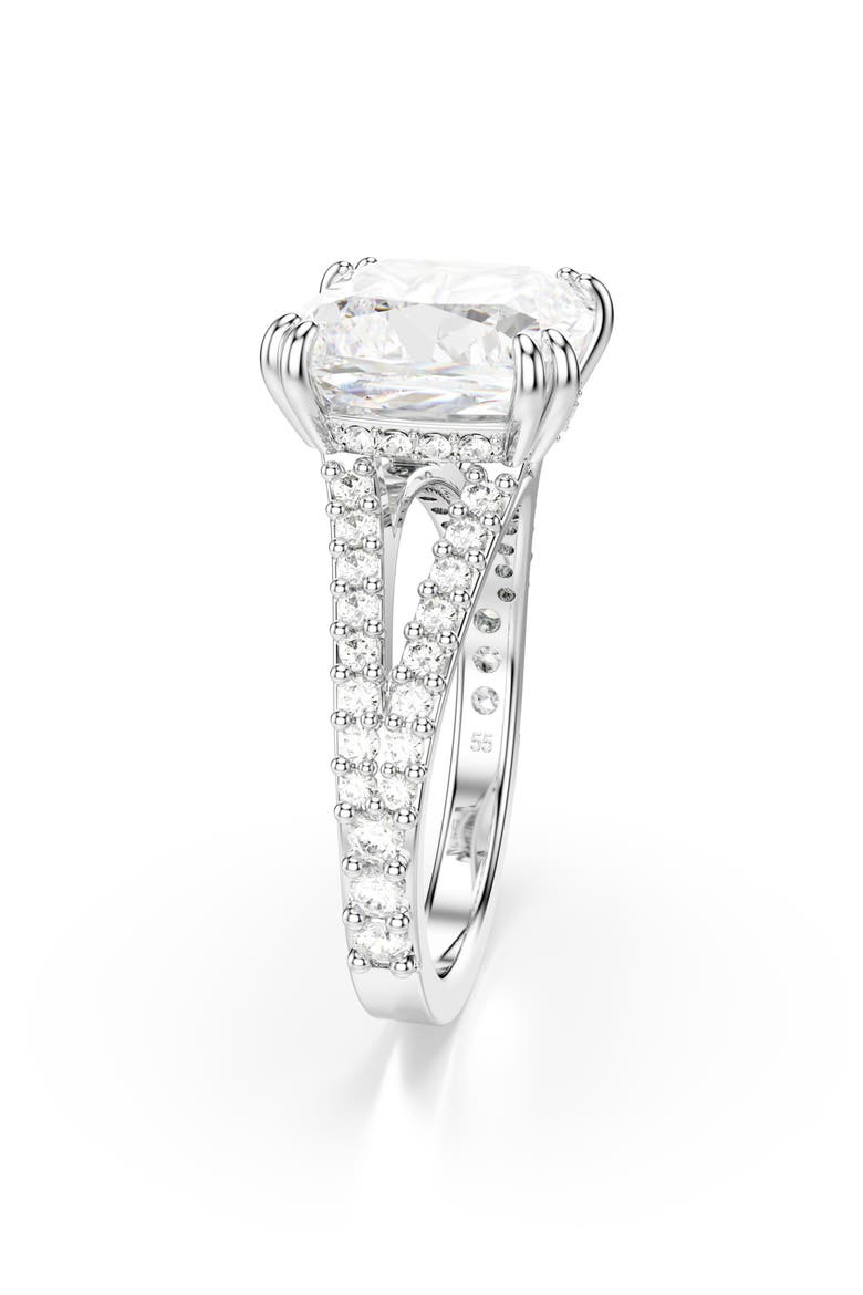 Stilla Cocktail Ring, Alternate, color, WHITE/ SILVER