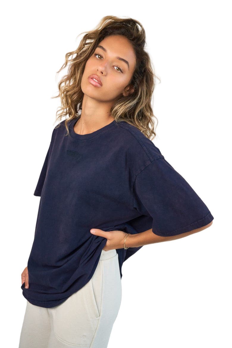 Retro Uni Tee, Alternate, color, Oxford Washed