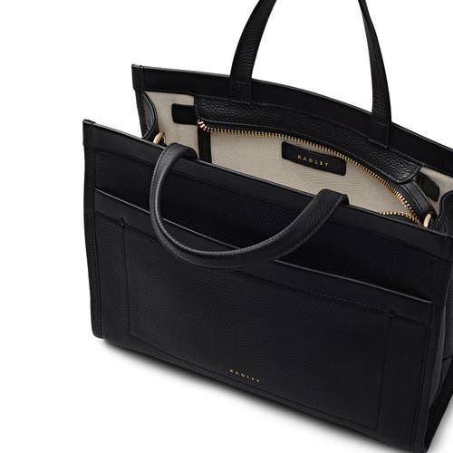 Radley Alba Place Small Ziptop Satchel Bag In Black