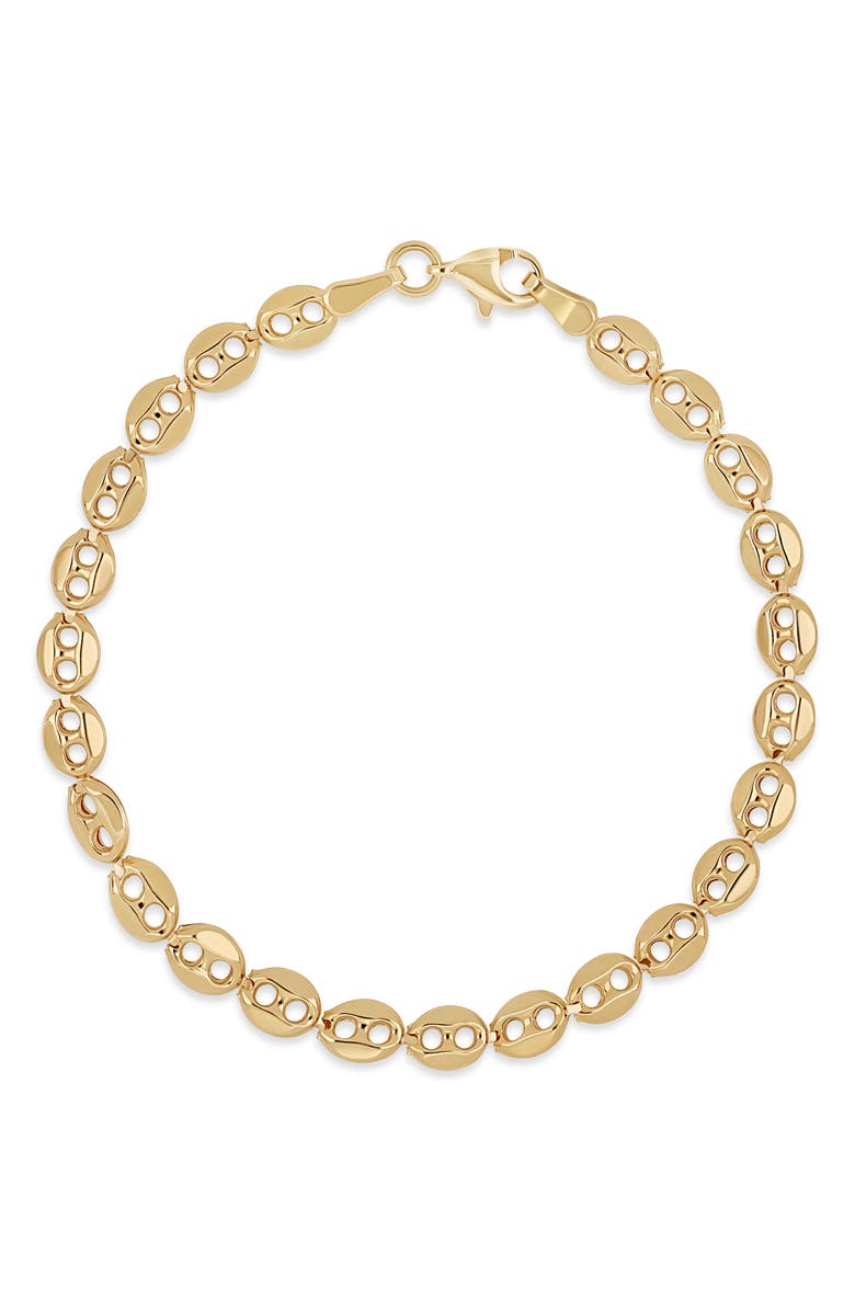 Bony Levy 14K Gold Mariner Chain Bracelet, 4mm, Main, color,