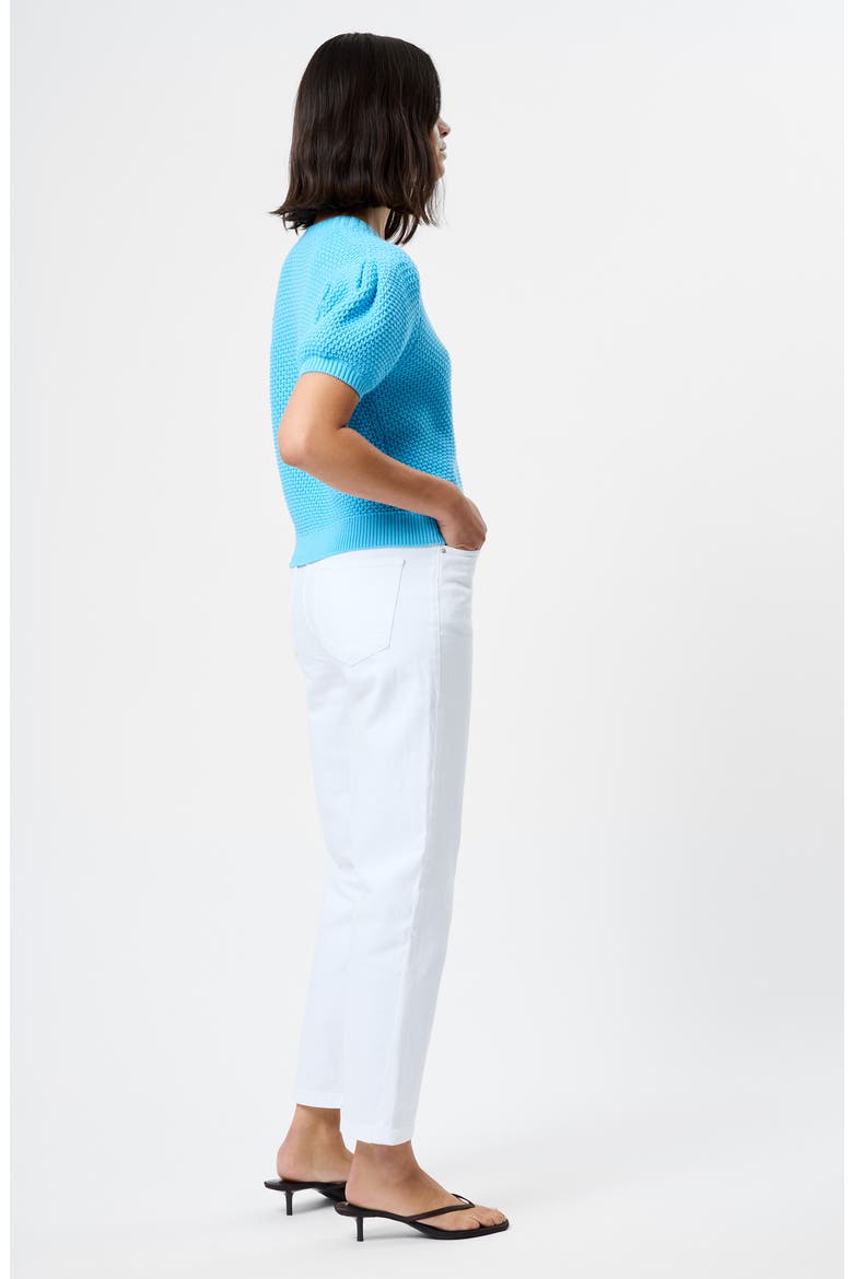 Remy Puff Sleeve Sweater, Alternate, color, BLUE LAGOON