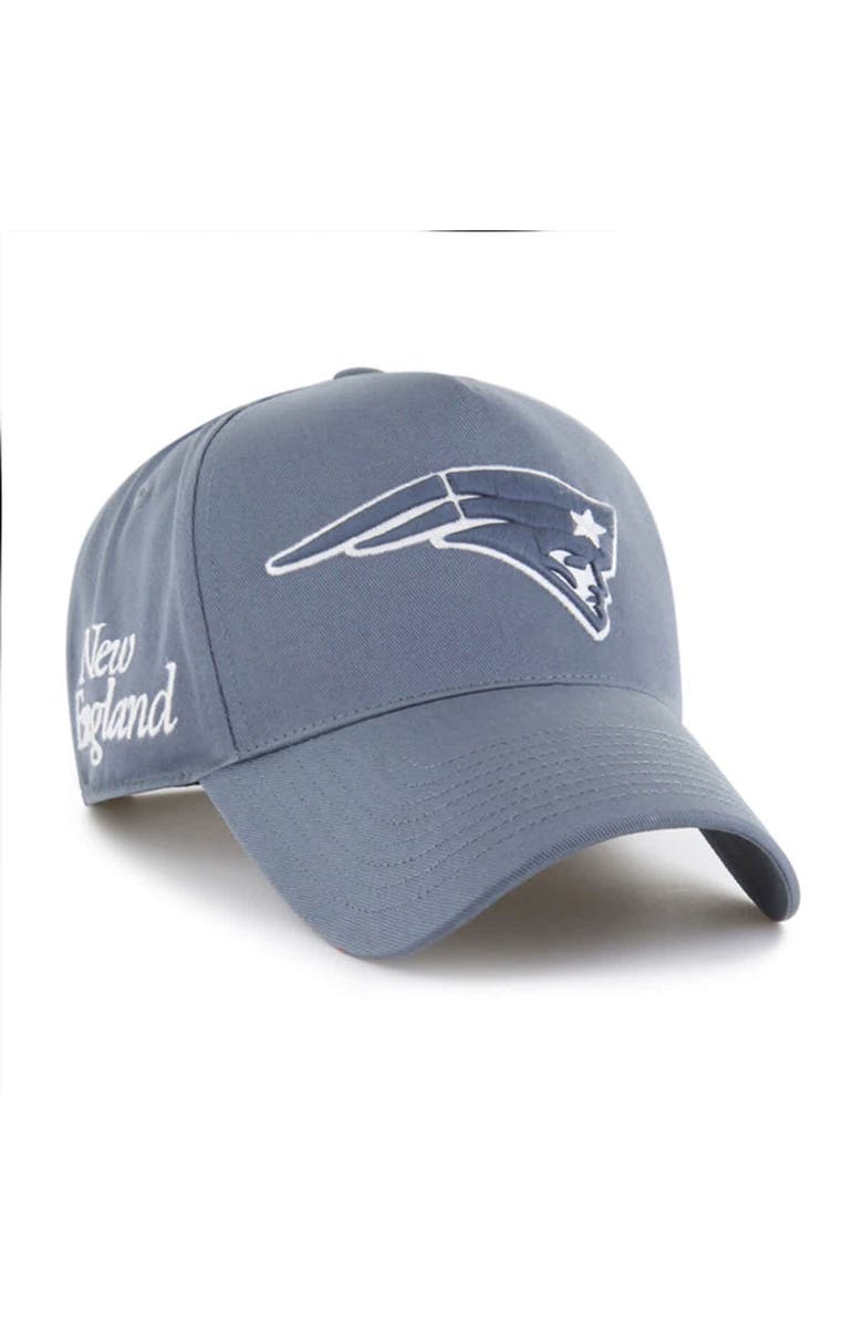 '47 Men's '47 Gray New England Patriots Foundation Offside Adjustable Hat, Main, color,