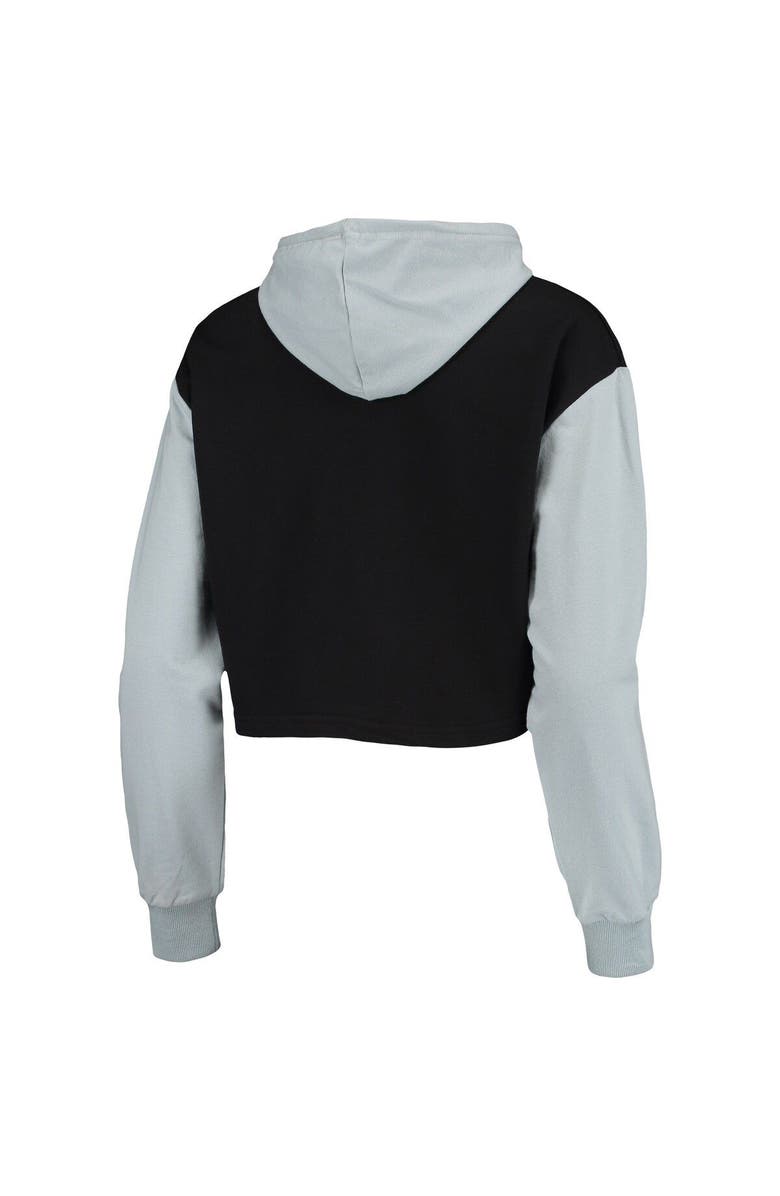 FOCO Women's FOCO Black/Gray Las Vegas Raiders Color-Block Lounge Set, Alternate, color, 