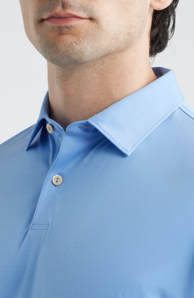 Peter Millar Featherweight Performance Polo, Alternate, color, Bluebird