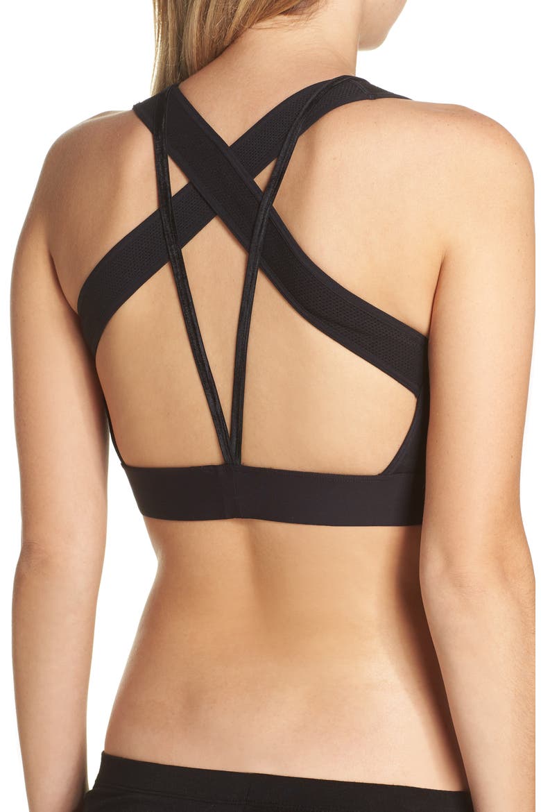Vixen Sports Bra, Alternate, color, BLACK