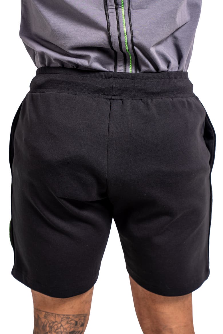 Resistanceneon Black Shorts, Alternate, color, BLACK
