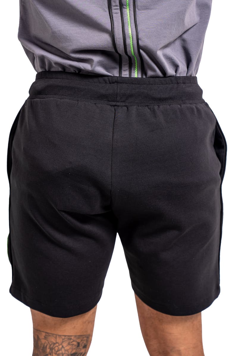 Maceoo Resistanceneon Black Shorts, Alternate, color, Black