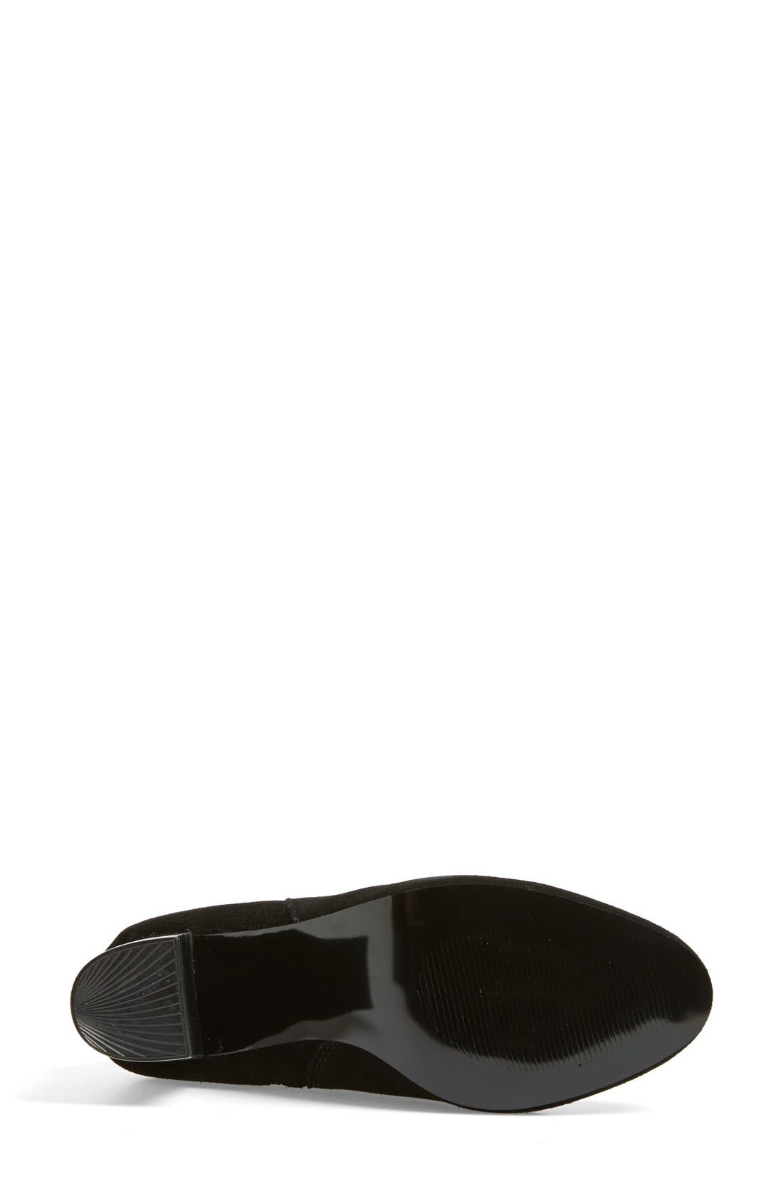 'Ginette' Over the Knee Boot, Alternate, color, BLACK SUEDE