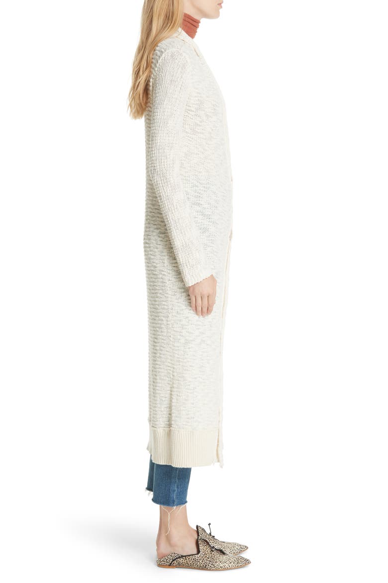 Clearwater Long Cardigan, Alternate, color, IVORY