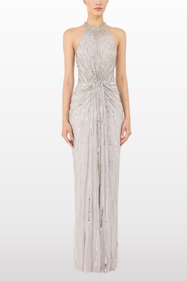 Carmen Maxi Dress, Main, color, Ammonite