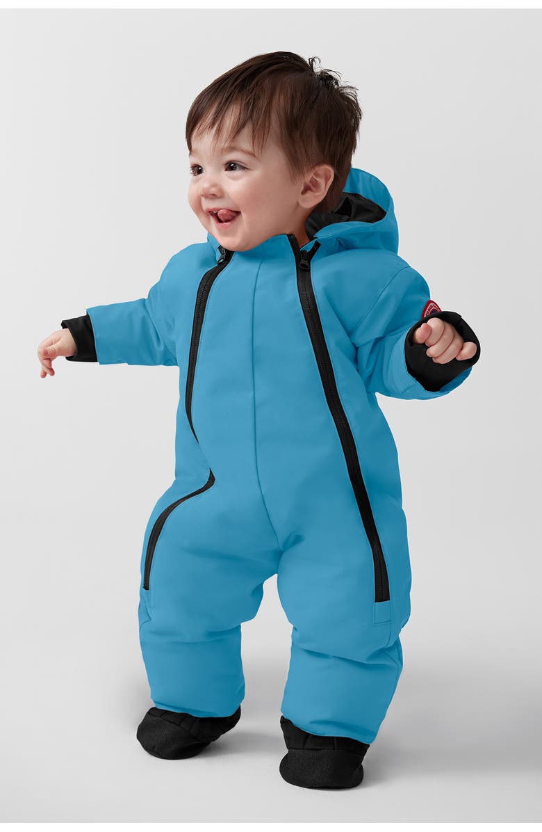 Canada Goose Baby Lamb 625 Fill Power Down Snowsuit, Alternate, color, Aquarius