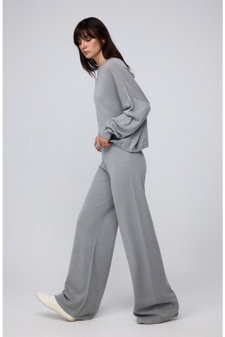 Nilo Knitted Pull-on Pants, Alternate, color, gray