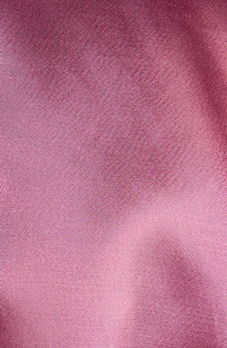 TOM FORD Shiny Satin Bomber Jacket, Alternate, color, Xfuwh Fuxia/ White