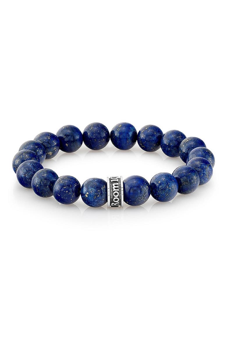 Lapis Lazuli Bead Bracelet, Main, color, BLUE