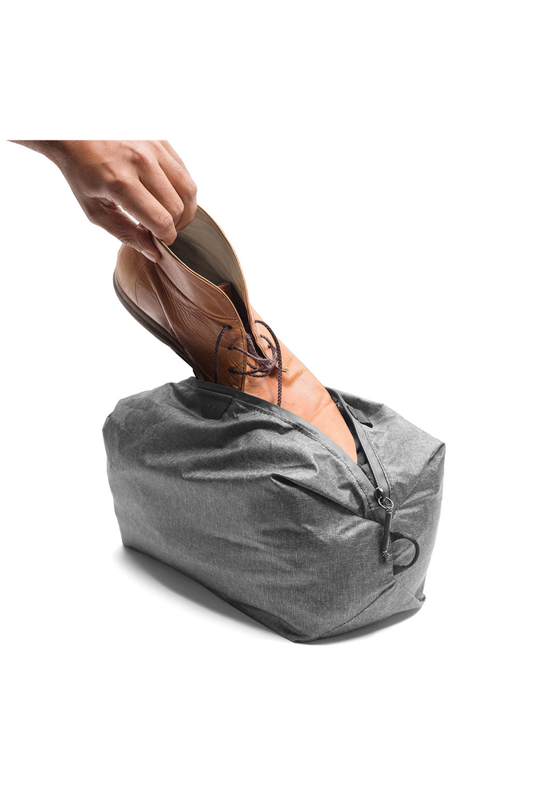 Shoe Pouch, Alternate, color, Charcoal