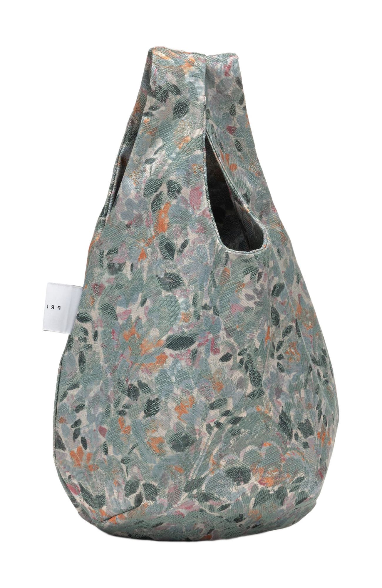 Egg Tote - Vintage Jacquard, Alternate, color, Blue Oasis