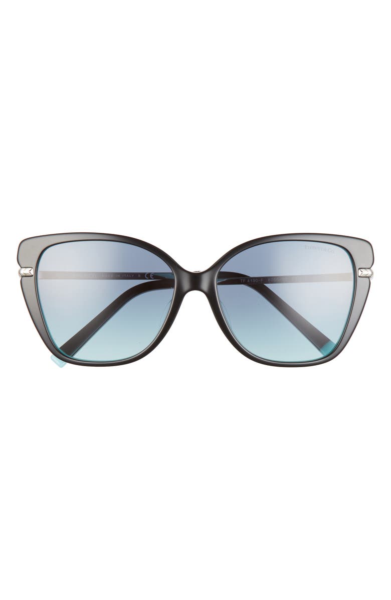Tiffany & Co. 57mm Cat Eye Sunglasses, Main, color, 
