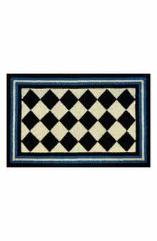 R16 HOME Harlequin Checkered Doormat