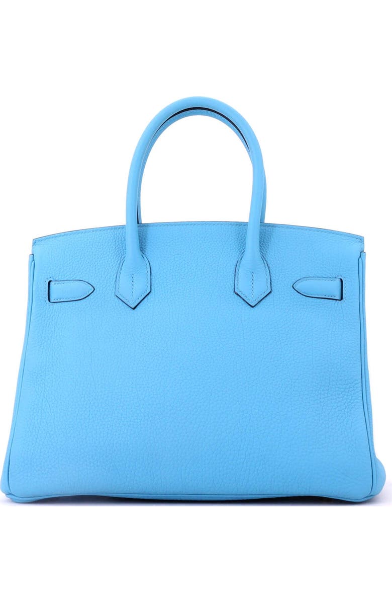 Pre-Owned Hermes Birkin Handbag Blue Togo with Gold Hardware 30, Alternate, color, Bleu Du Nord