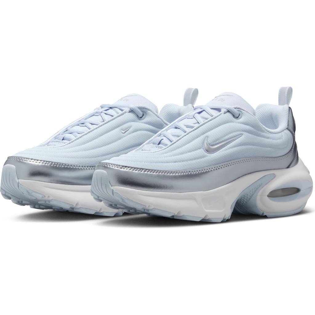 Nike Air Max Portal Sneakers In Grey/white/arctic Blast