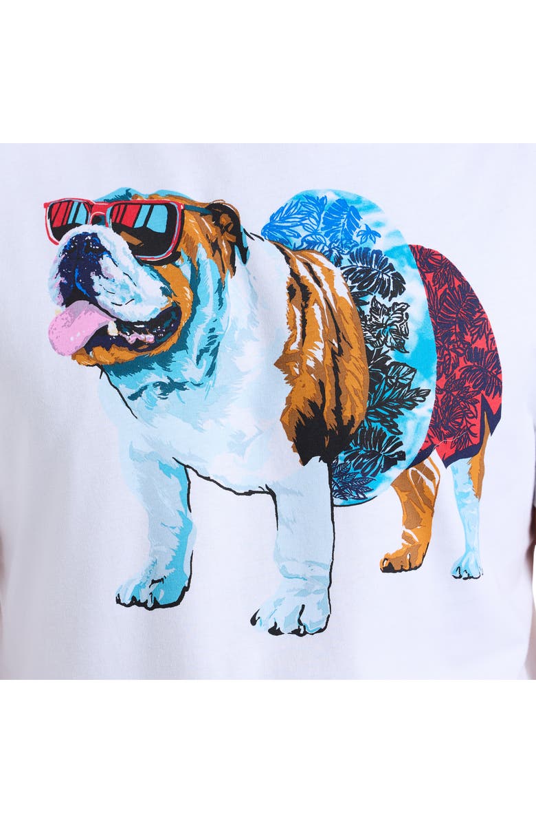 Robert Graham Pool Day Graphic T-Shirt, Alternate, color, White