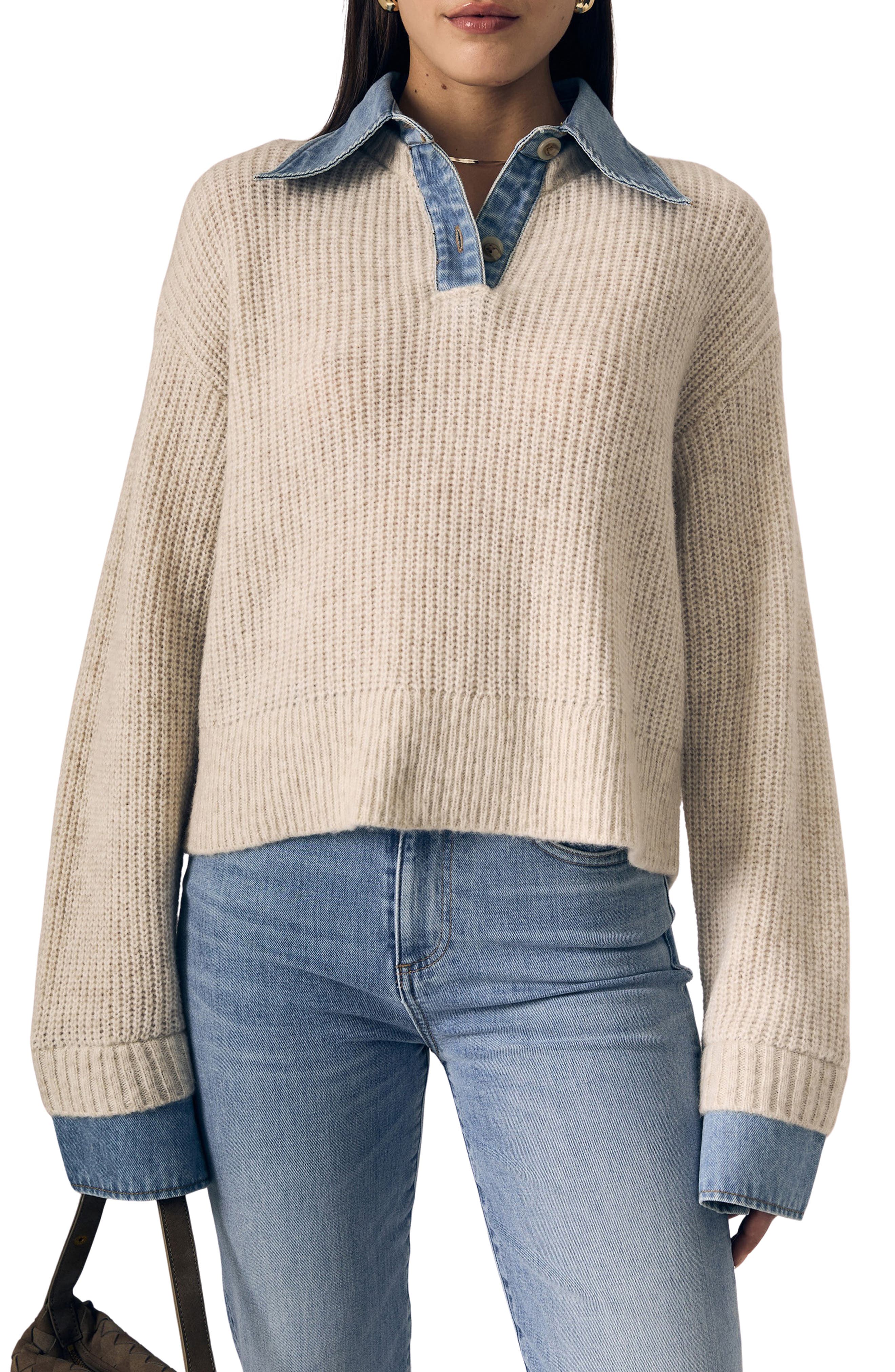 Harvey Mixed Media Sweater