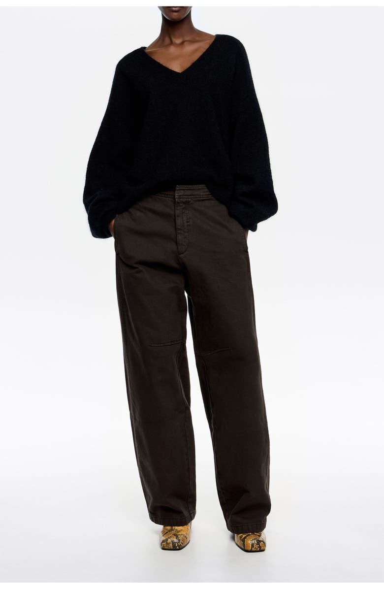 Bimba y Lola Barrel - Jeans, Main, color, Dark Brown