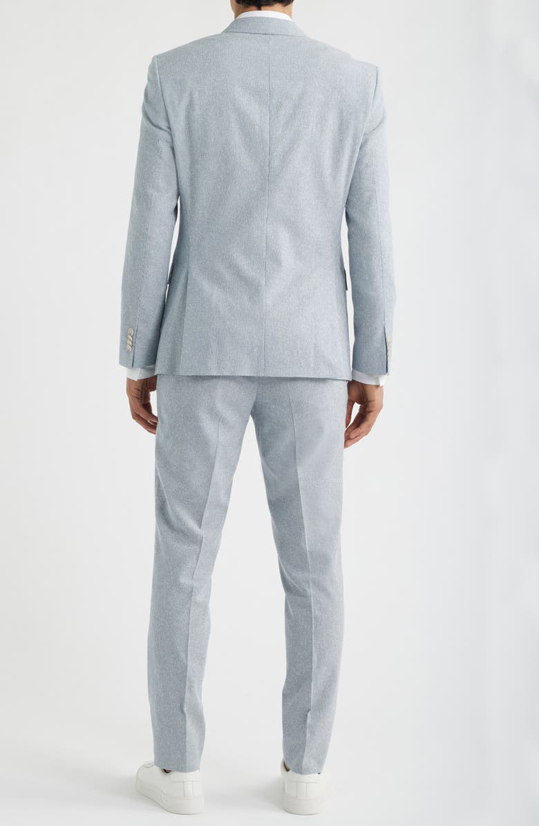BOSS Huge Stripe Slim Fit Suit, Alternate, color, Open Blue