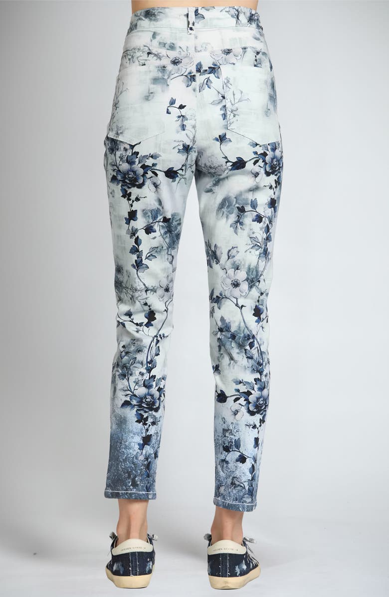 APNY Floral Print Skinny Jeans, Alternate, color,